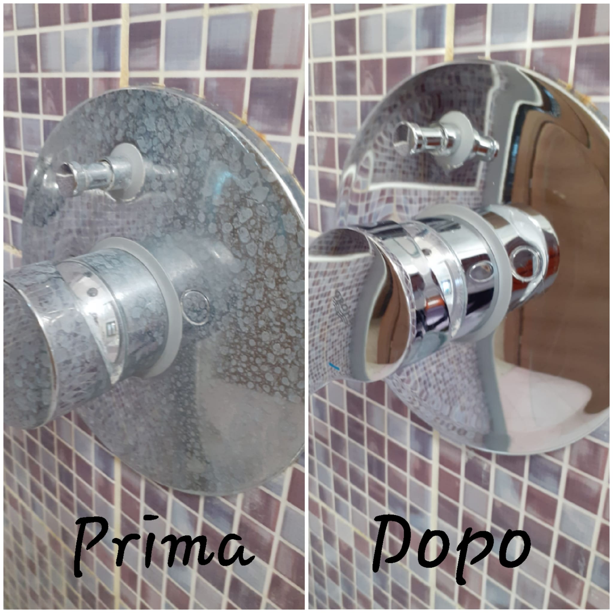 Rubinetteria Doccia - Prima e Dopo